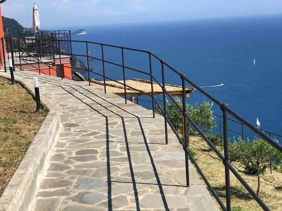Orangehouse Cinque Terre. Private Parking Villa Riomaggiore Italy